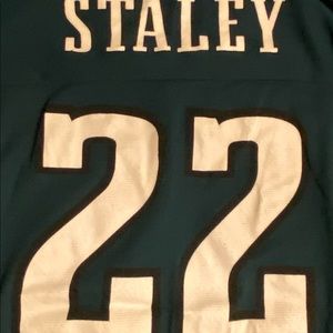 NFL Philadelphia Eagles Duce Staley Vintage Logo 7 Jersey XXL